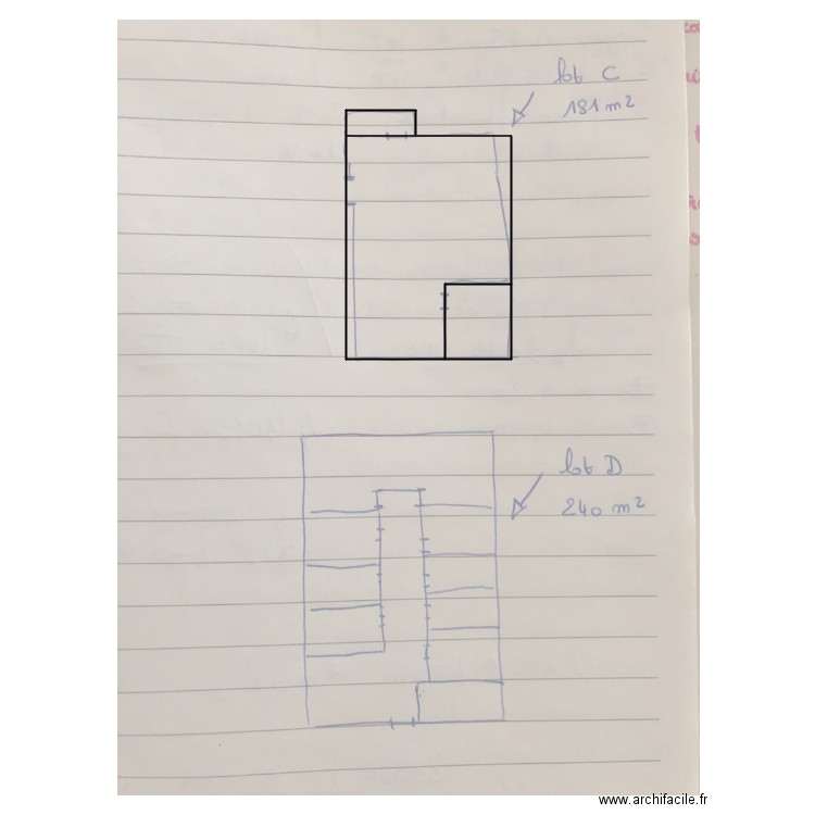 25222 croquis 1er 181 m2. Plan de 0 pièce et 0 m2