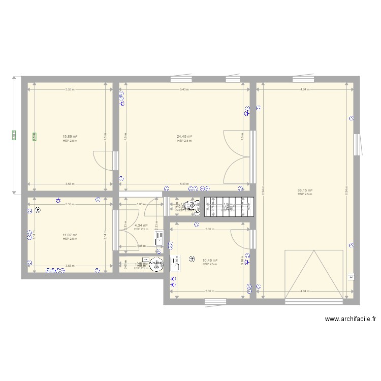 THEVIER. Plan de 0 pièce et 0 m2