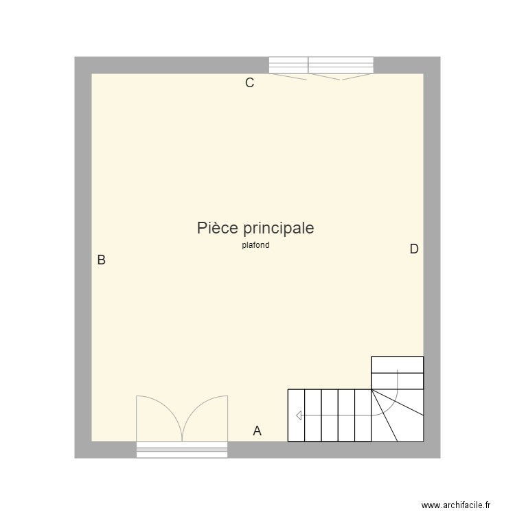 avoise rdc. Plan de 0 pièce et 0 m2