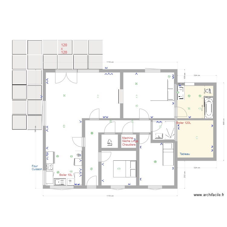 Orchidées Waterloo. Plan de 0 pièce et 0 m2