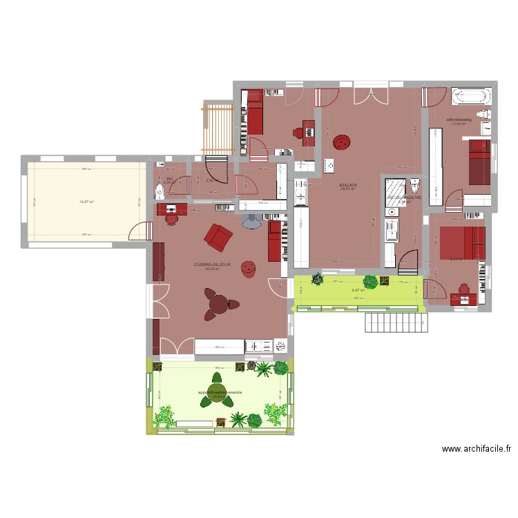 NEO2. Plan de 9 pièces et 146 m2