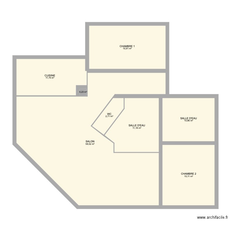 delamare origine. Plan de 0 pièce et 0 m2