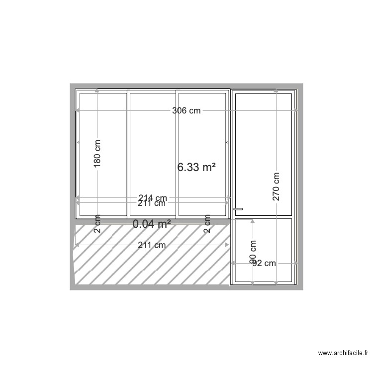 verrière 46bis Stalingrad. Plan de 0 pièce et 0 m2