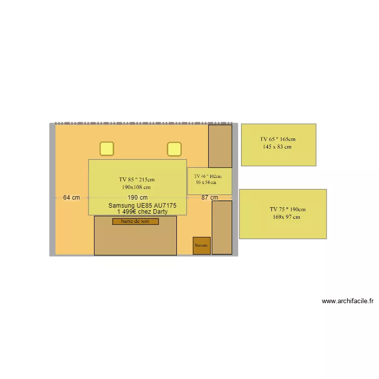 2 &eacute;crans   85   46 C. Plan de 