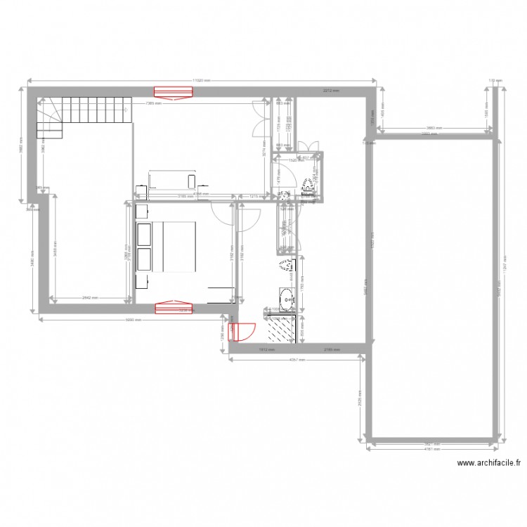 MAISON 1 RDC. Plan de 0 pièce et 0 m2