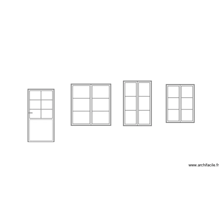 facade marnay. Plan de 