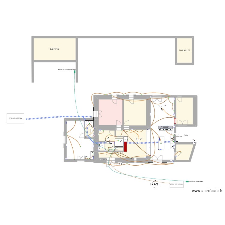 Inca 22 2NIVO JUIN2. Plan de 15 pièces et 128 m2