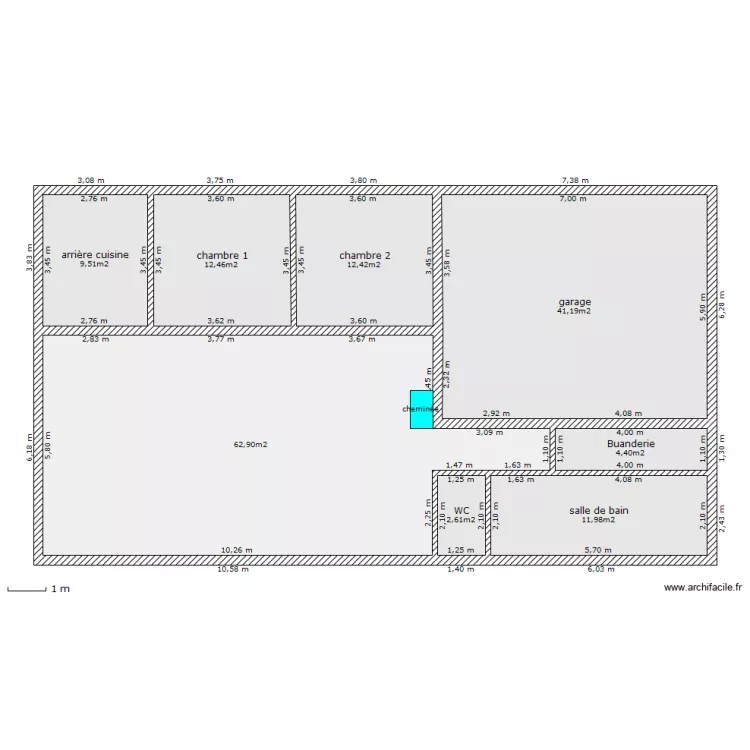 maison. Plan de maison. Plan de