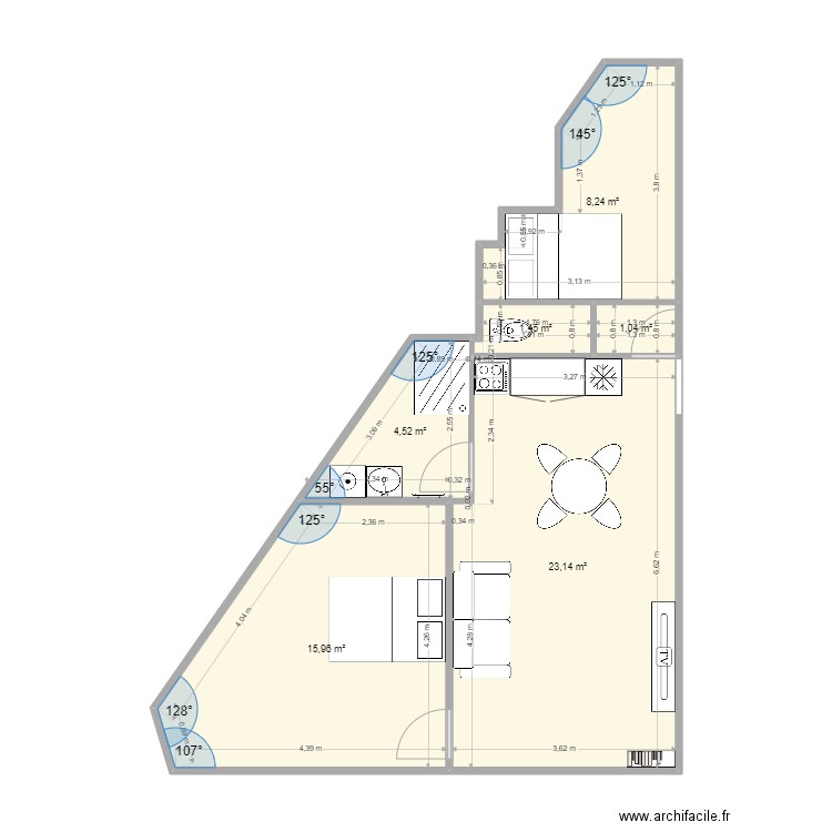 Paris 5. Plan de 0 pièce et 0 m2