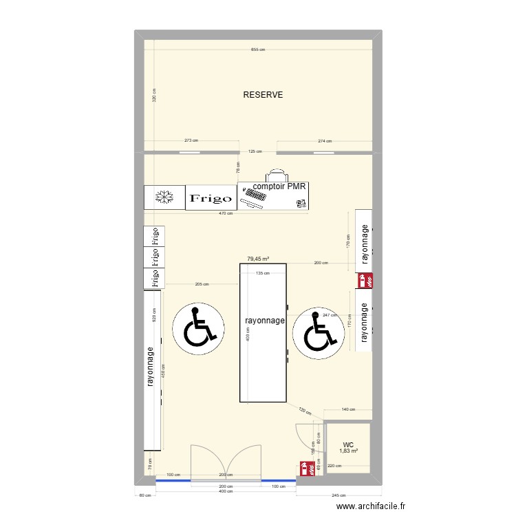 EPICERIE. Plan de 0 pièce et 0 m2
