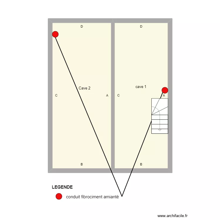 dubuisson2 caves. Plan de 