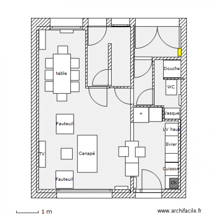 RC Projet V16 - Deplcmt tabl elec. Plan de 0 pièce et 0 m2