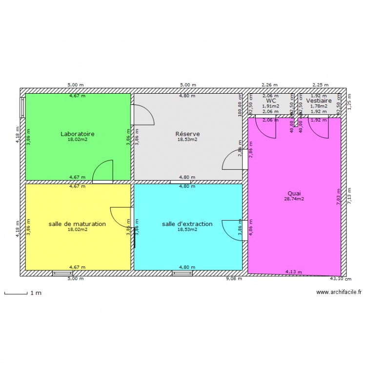 miellerie essai1. Plan de 0 pièce et 0 m2