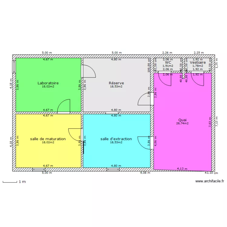miellerie essai1. Plan de 