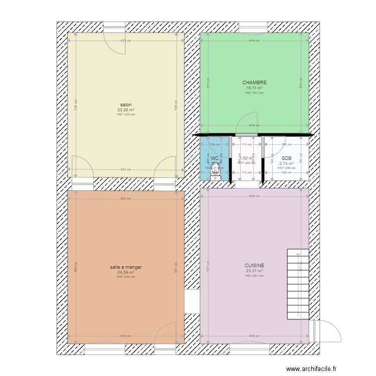 BELAT après. Plan de 0 pièce et 0 m2