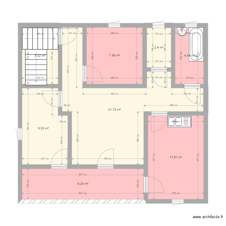 plan dernier. Plan de 0 pièce et 0 m2