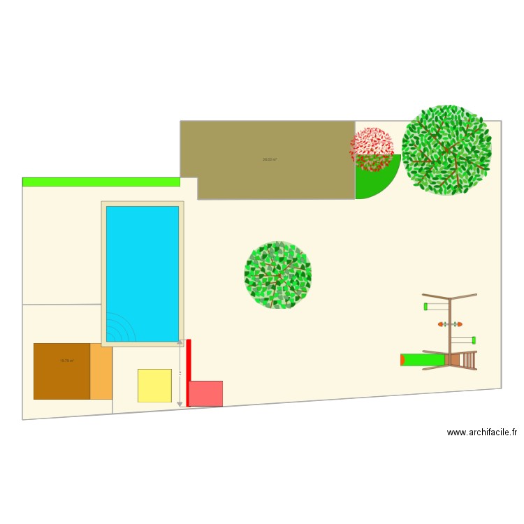 Exterieur avec Piscine. Plan de 0 pièce et 0 m2