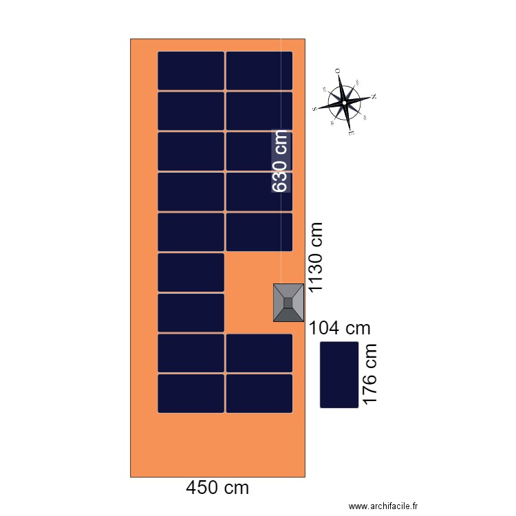 CALEPINAGE M.ROUX1. Plan de 0 pièce et 0 m2