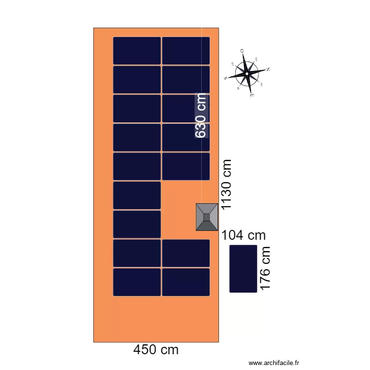 CALEPINAGE M.ROUX1. Plan de CALEPINAGE M.ROUX1. Plan de