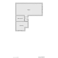 Plan pr&eacute;vu avec nom des pi&egrave;ces