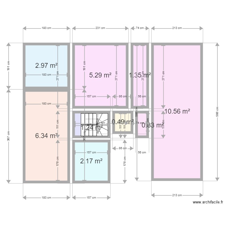 trevi. Plan de 0 pièce et 0 m2