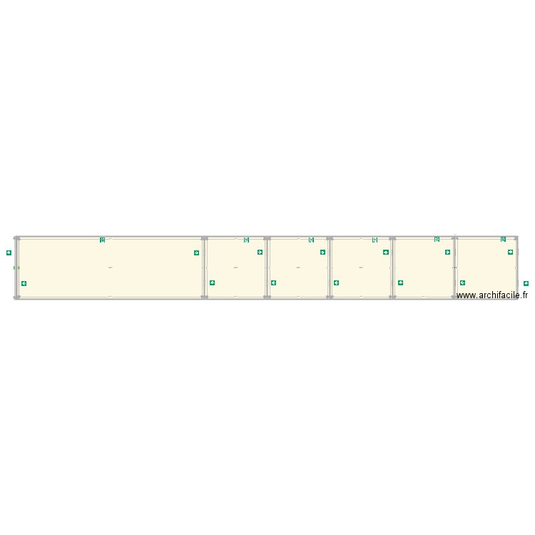 10 x 80. Plan de 0 pièce et 0 m2