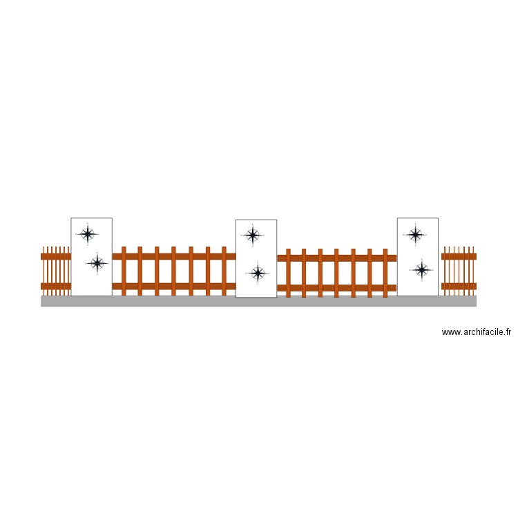 réfection place barrière. Plan de 0 pièce et 0 m2