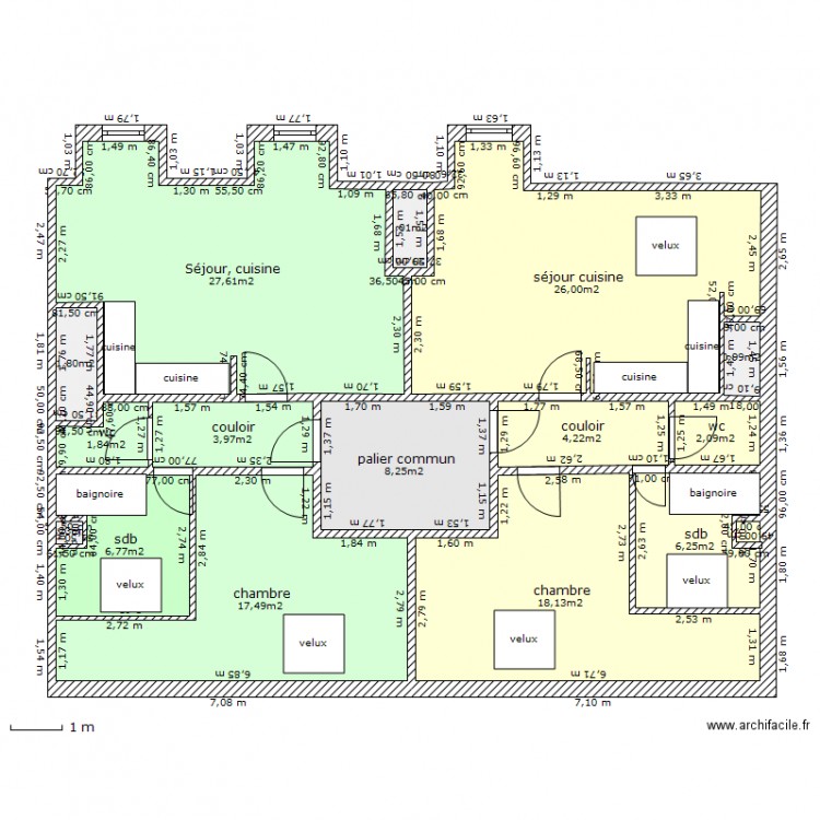 ceinture25 combles aménagés.OK. Plan de 0 pièce et 0 m2