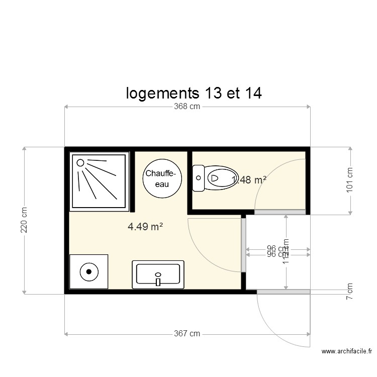 LGT 13 14. Plan de 0 pièce et 0 m2