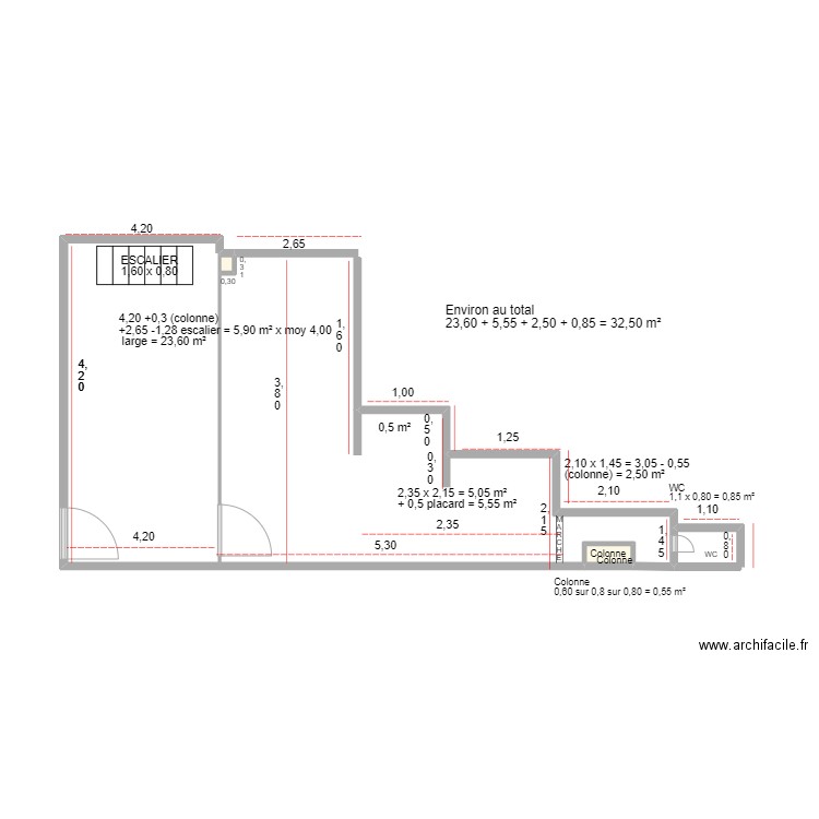 POMPES FUNEBRES. Plan de 2 pièces et 0 m2