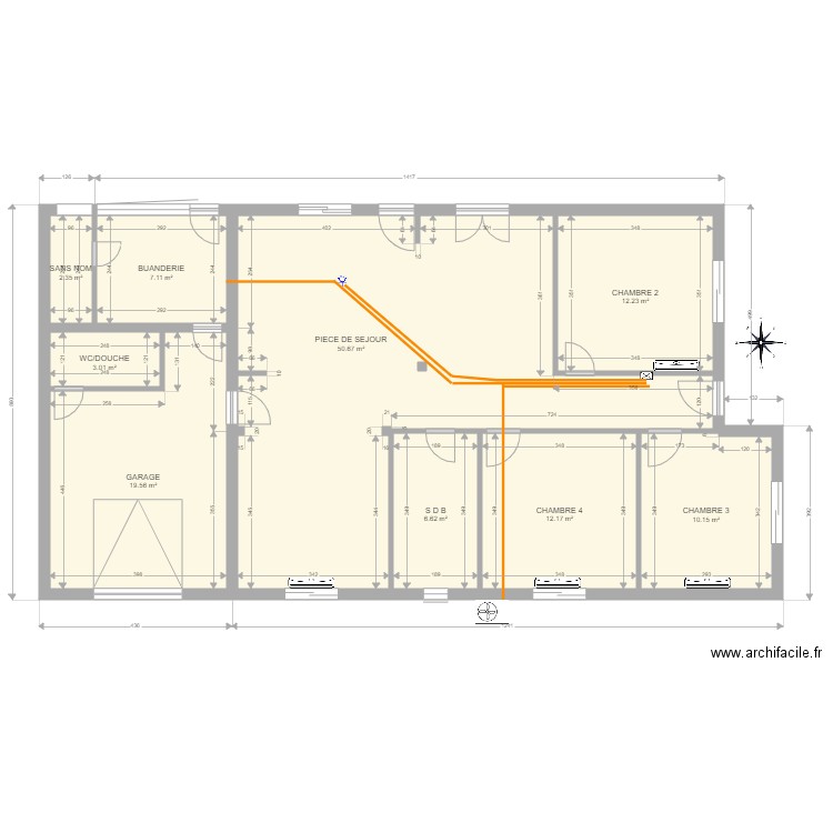 BELLO ROMAO 1 BIS CLIM ELEC. Plan de 0 pièce et 0 m2