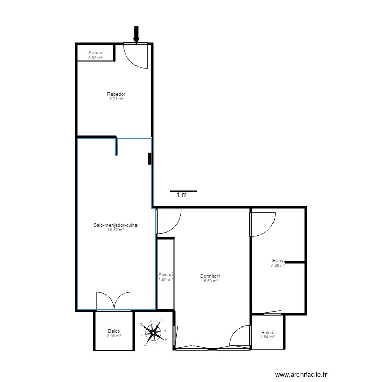 ED EL PEDRAL BLOC C AP 331 ENCAMP. Plan de 0 pièce et 0 m2