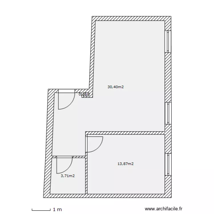 METZ - SCHERWILLER. Plan de 