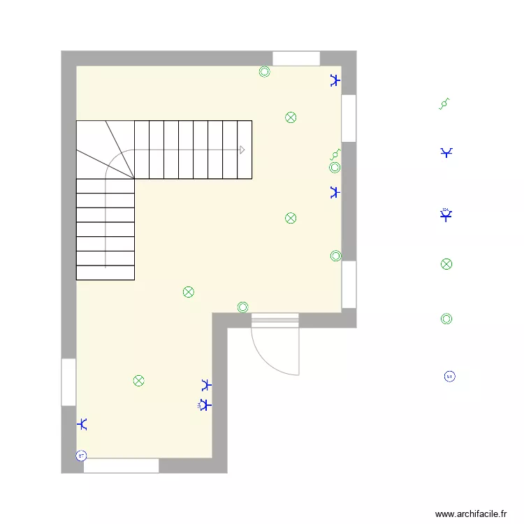 palier entier elec fini. Plan de 