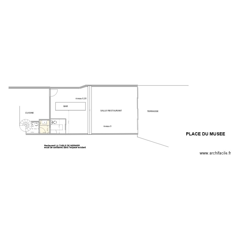 sanitaires essai 2. Plan de 0 pièce et 0 m2