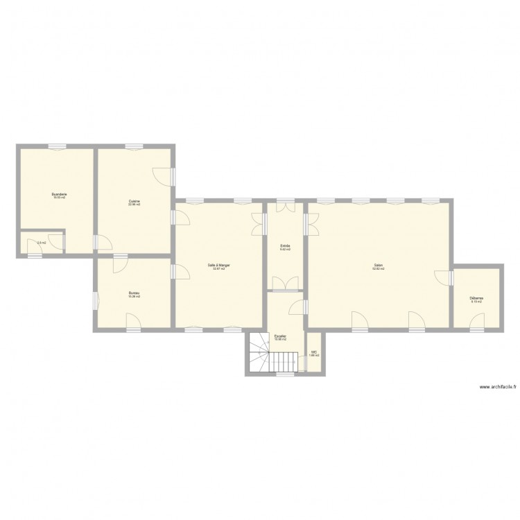 Cusset RDC. Plan de 0 pièce et 0 m2