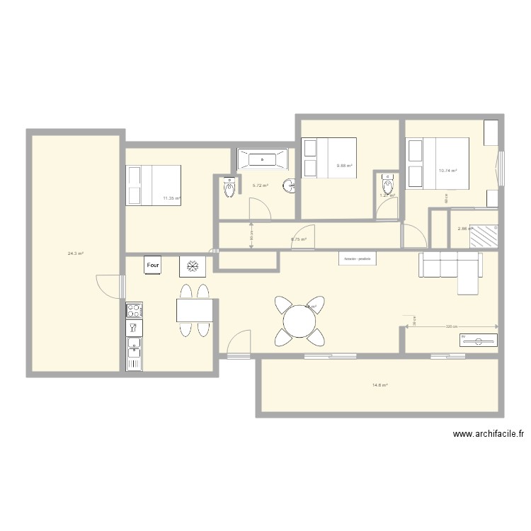 sp3c sabryna 0110. Plan de 0 pièce et 0 m2