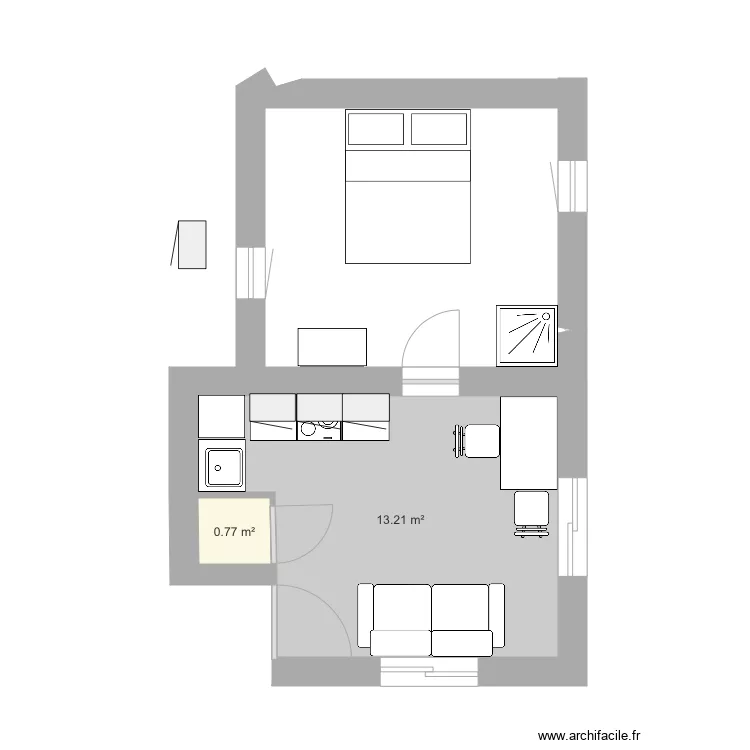 ELISABETH 2 AIX. Plan de 