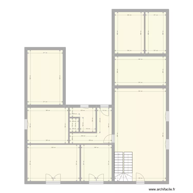 Vierzon rdc. Plan de 