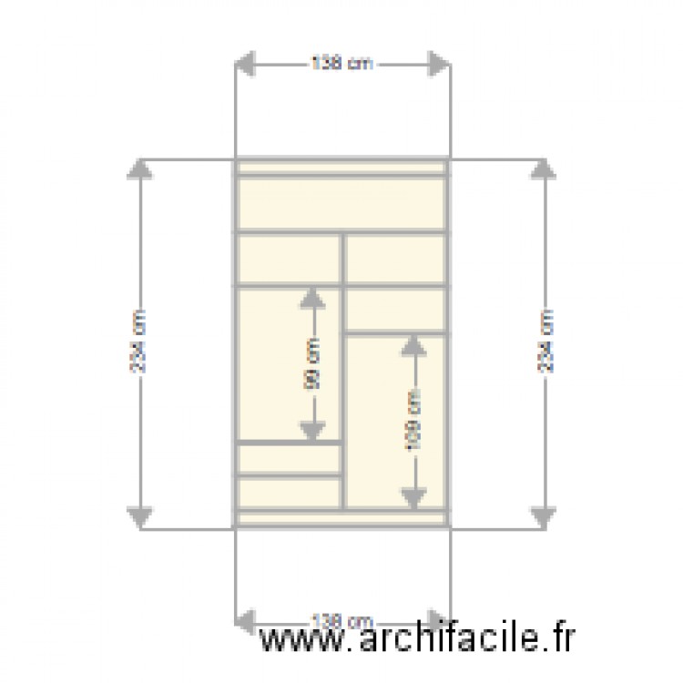 dressing entrée. Plan de 0 pièce et 0 m2