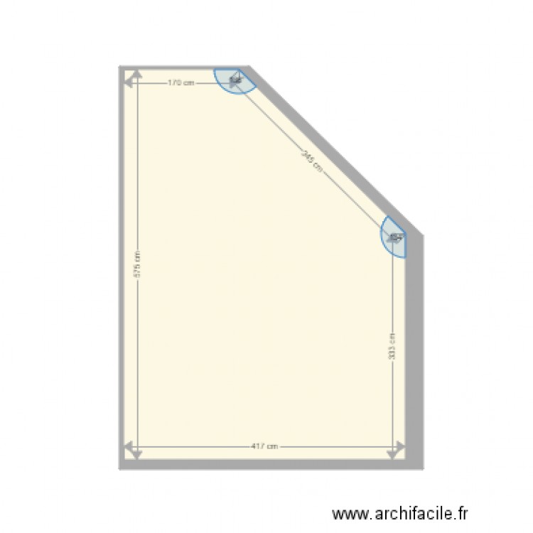 Plan coupe entrée RAMPAL. Plan de 0 pièce et 0 m2