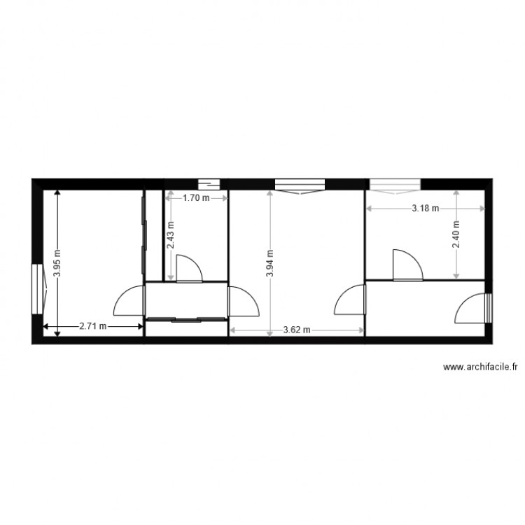 loge pedrini. Plan de 0 pièce et 0 m2