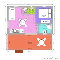 Chalet 1 chambre Camping Le Martinet modèle 3