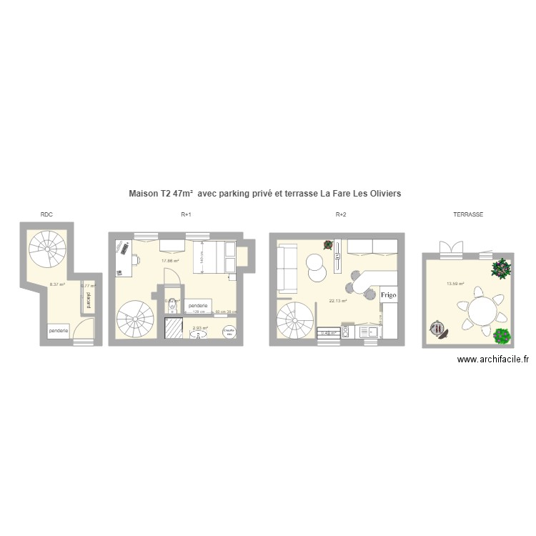 pasquier mdv. Plan de 0 pièce et 0 m2