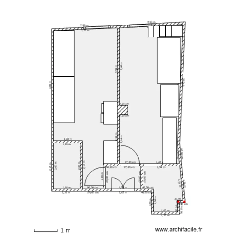 D&eacute;finitif studios. Plan de 