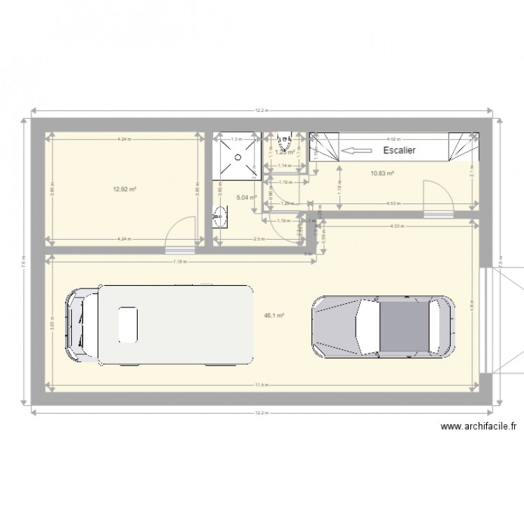 maison607D. Plan de 0 pièce et 0 m2