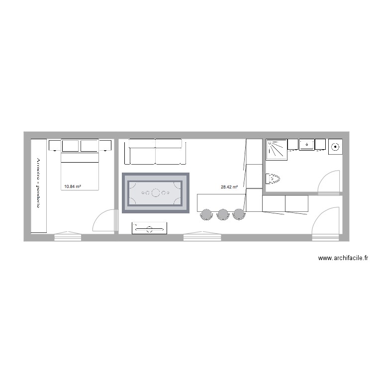 plan dépendance. Plan de 0 pièce et 0 m2