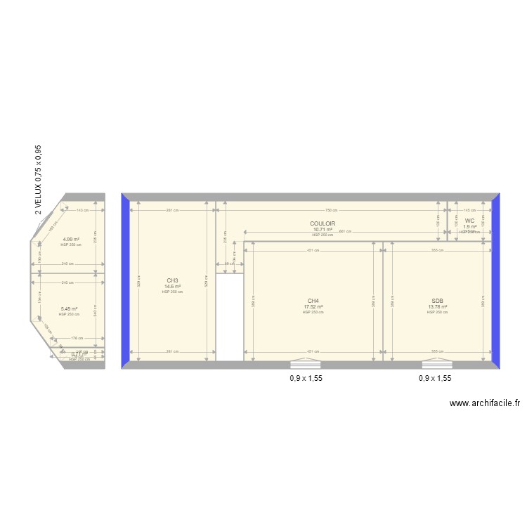 HAMOUR. Plan de 0 pièce et 0 m2