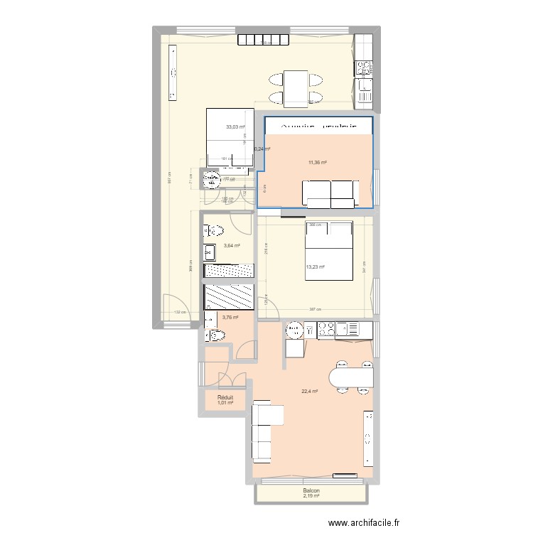 Petit Paris. Plan de 0 pièce et 0 m2