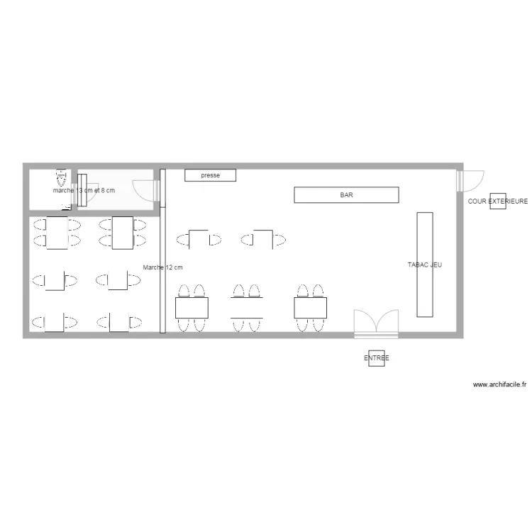 LA LAGON BLEU. Plan de LA LAGON BLEU. Plan de